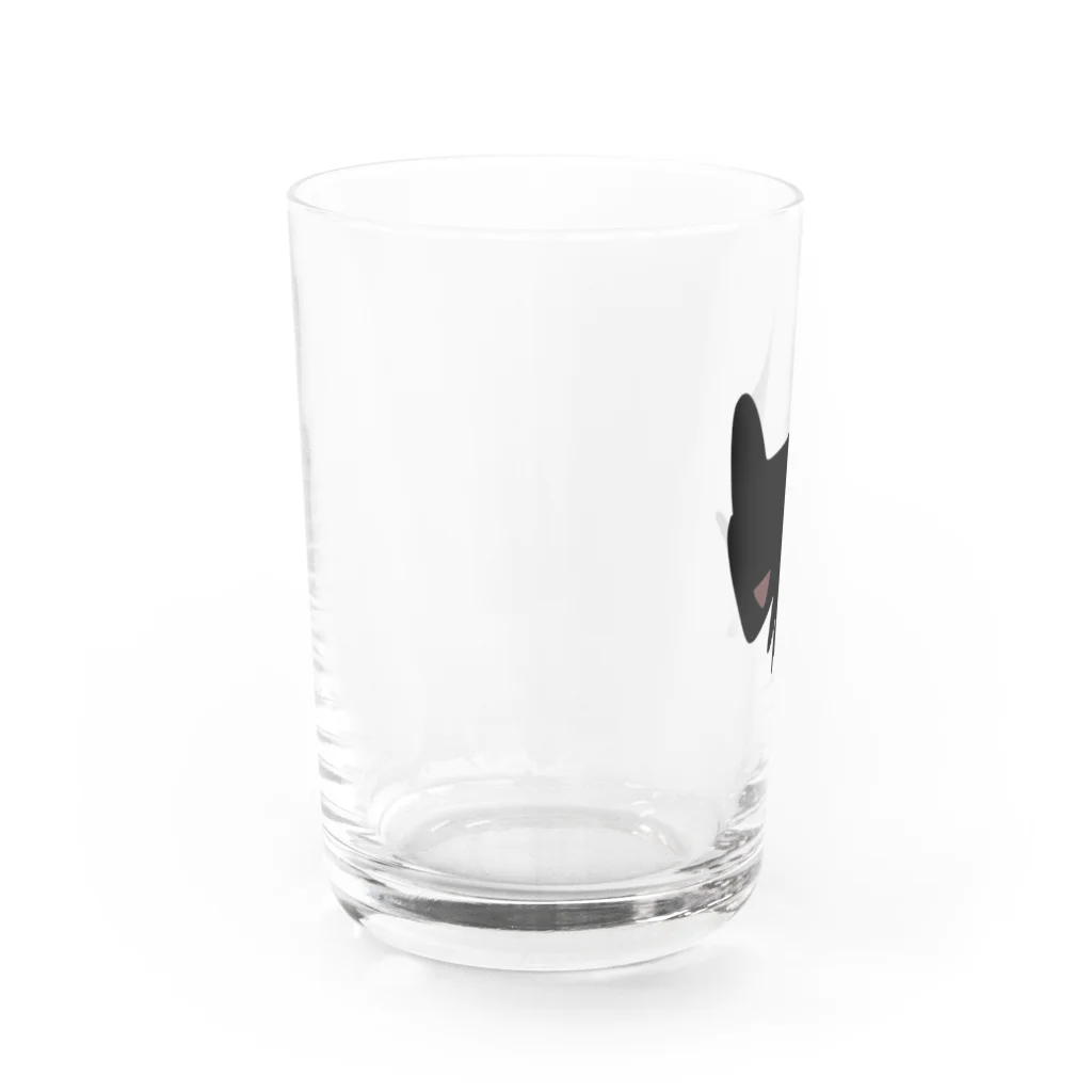 handmade asyouareの影武者黒子犬 Water Glass :left