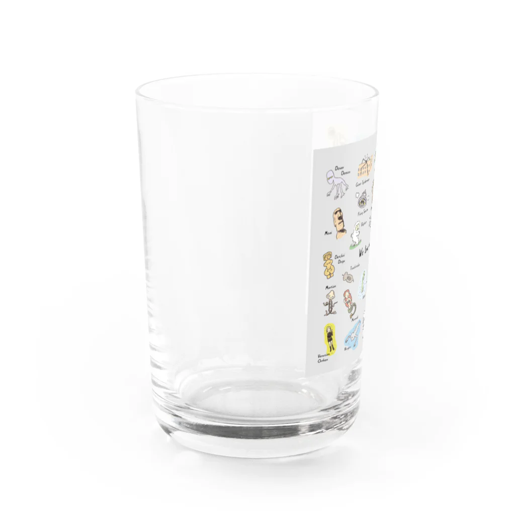 tarao storeのWe Live Wonder Life Water Glass :left