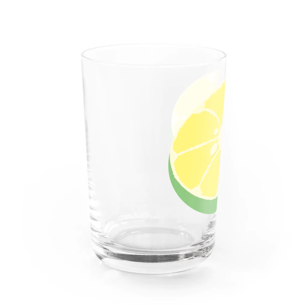 呱呱のシークワーサー Water Glass :left