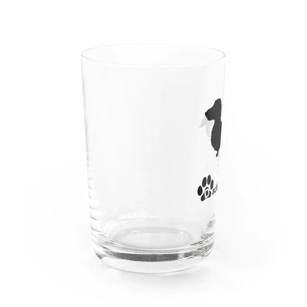 bow and arrow のダックスフント Water Glass :left