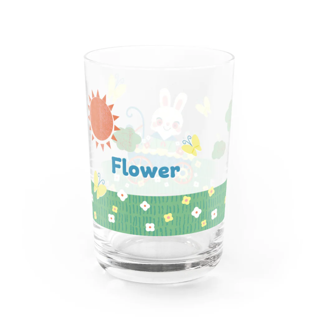 雨音はるじのflower Water Glass :left