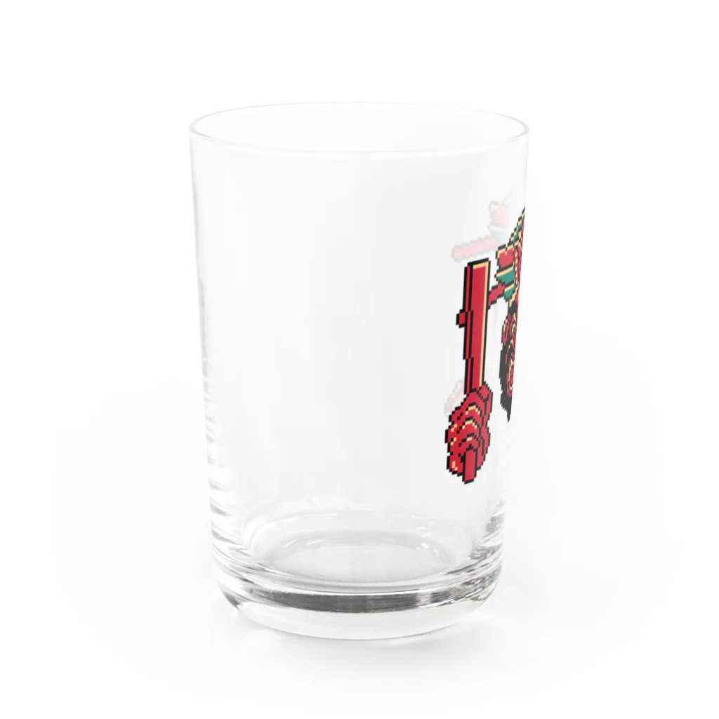 Hanto dotの閻魔大王のドット絵　喝！ Water Glass :left