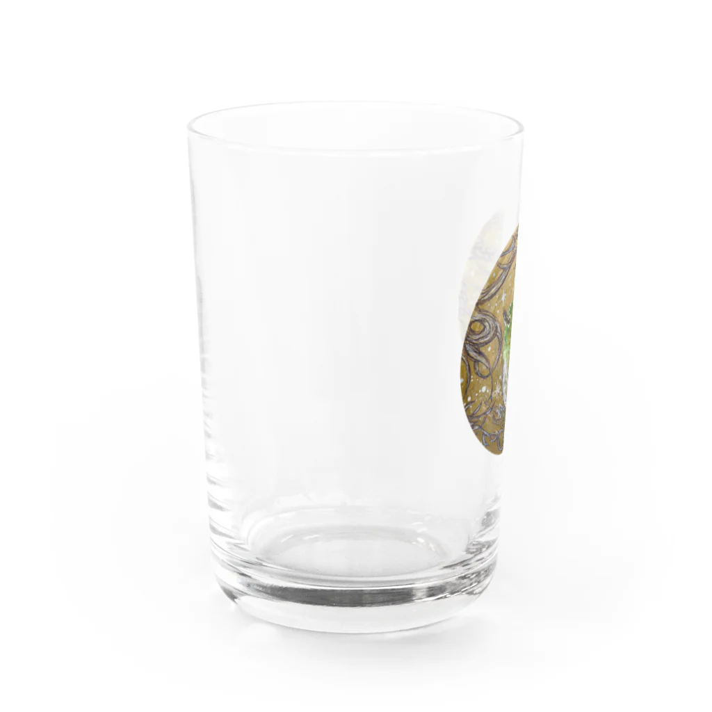 kerokoro雑貨店の春のメジロ✨ Water Glass :left