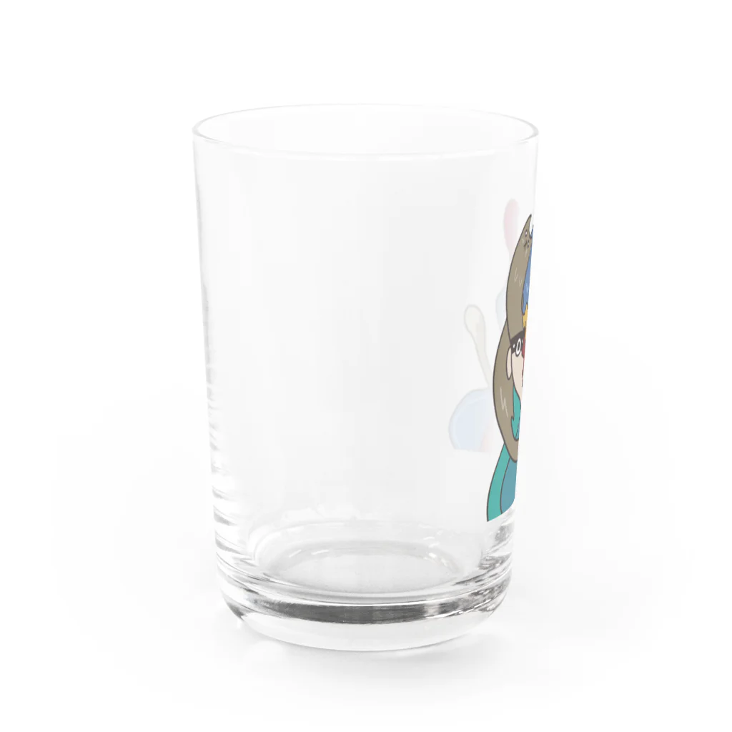 ほらをた娘🦈ྀི🎈のほらをた娘 Cat knows all the things of theowner Water Glass :left