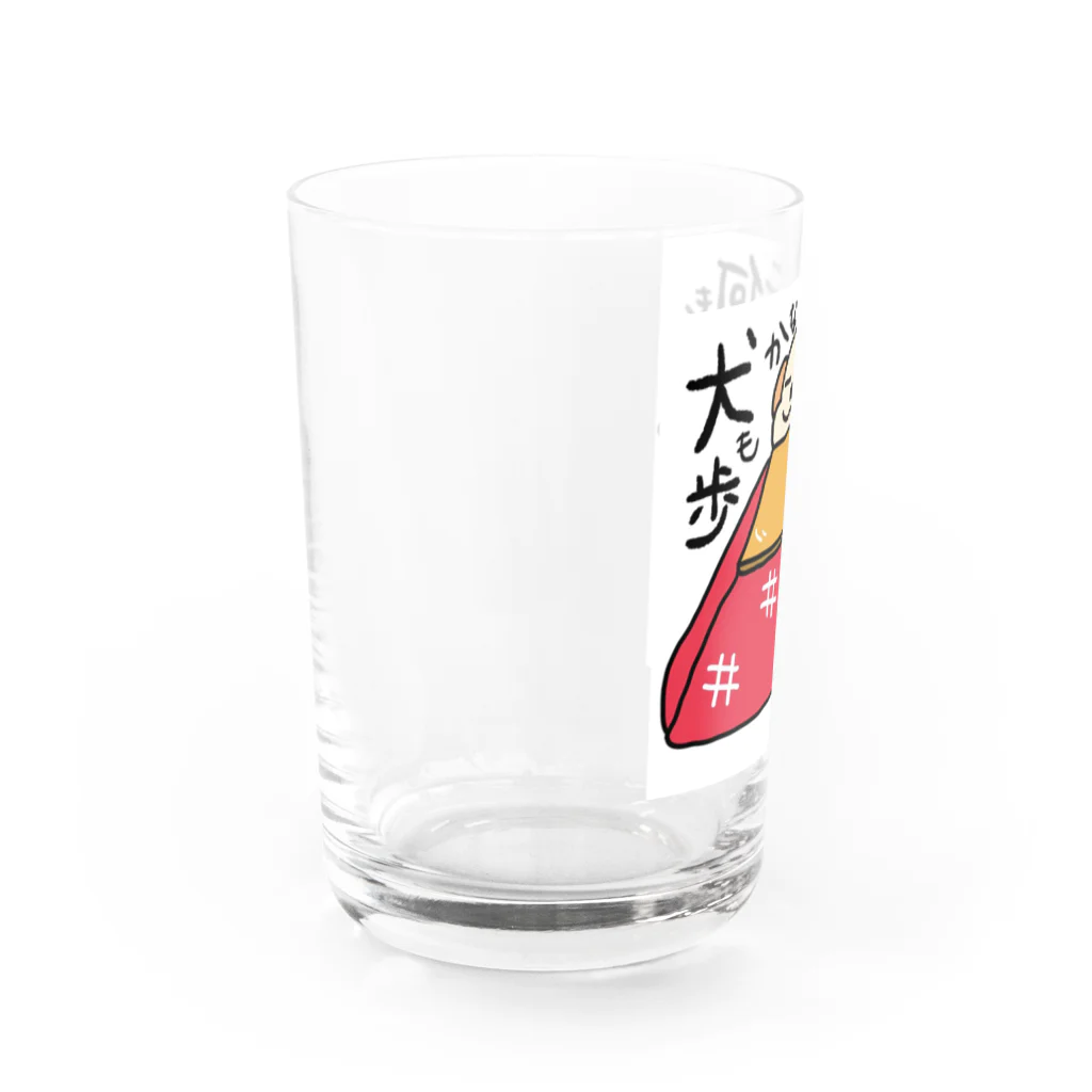 うちの犬　ショップのうちの犬　こたつバージョン Water Glass :left