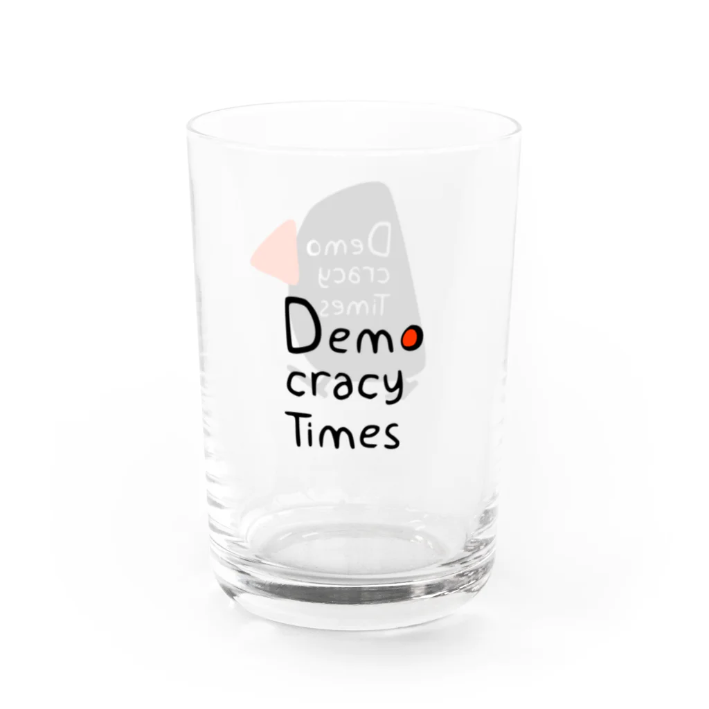 DemocracyTimesのデモクラシータイムス　グラス Water Glass :left