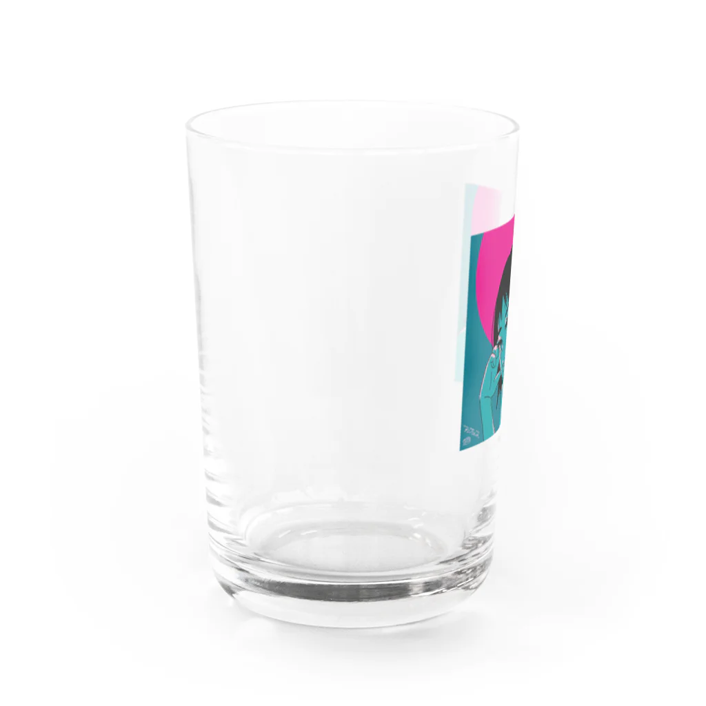 アロサウルスのmidnighit_sun Water Glass :left