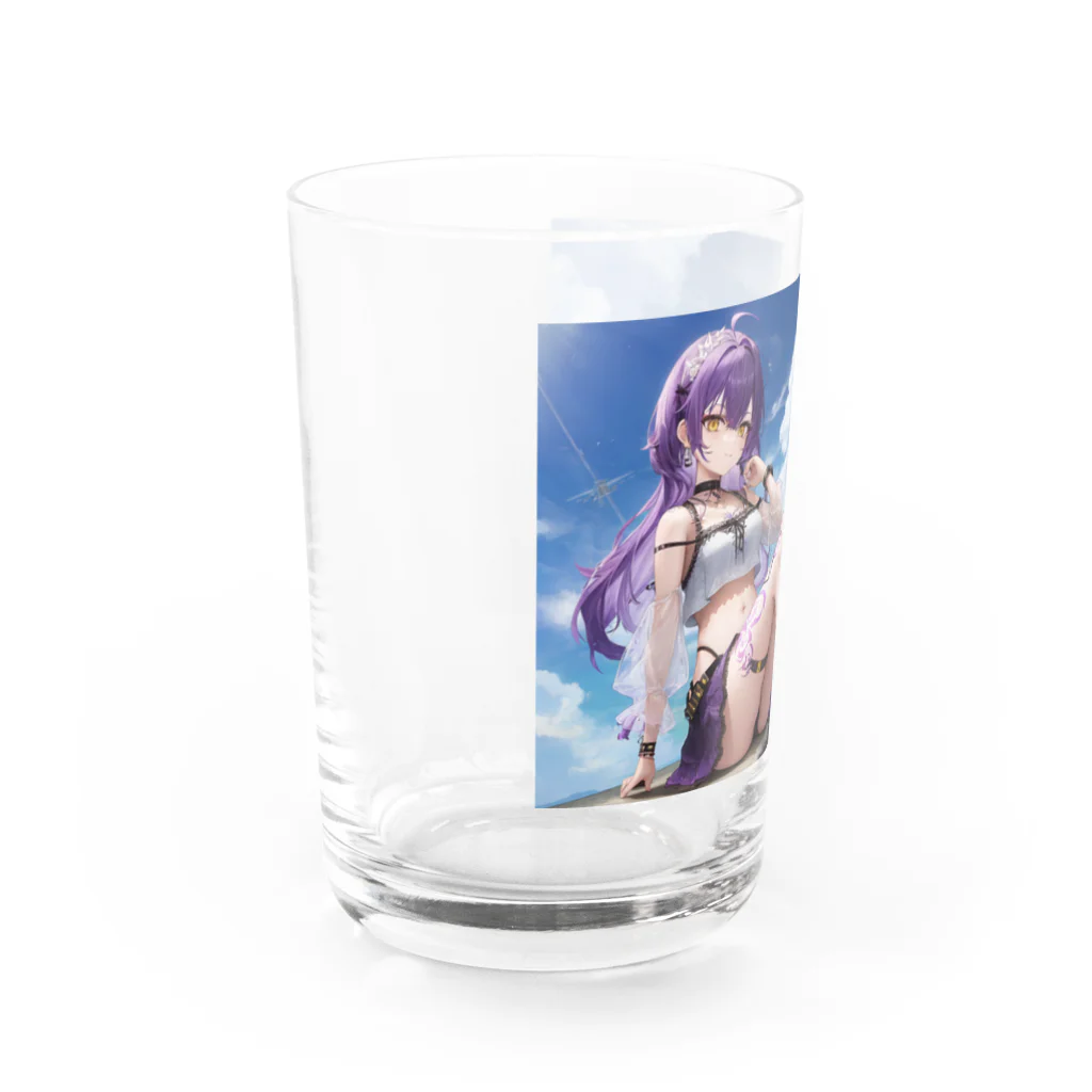 未来アニメスタジオのAIキャラクター15 Water Glass :left