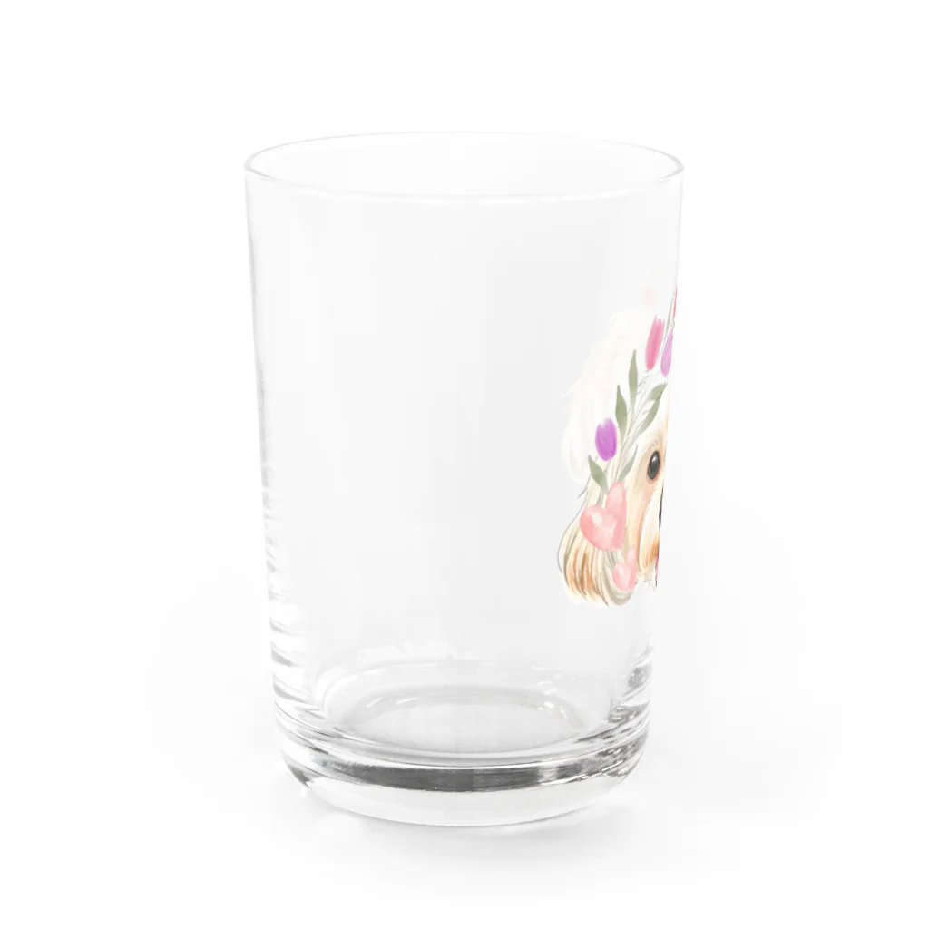 marutoraのwelpon犬 Water Glass :left