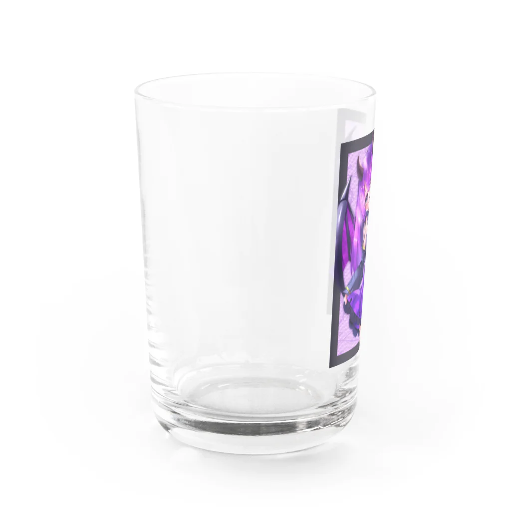 悪魔たぬきの黒娘の販売店！の可愛すぎる黒娘 Water Glass :left