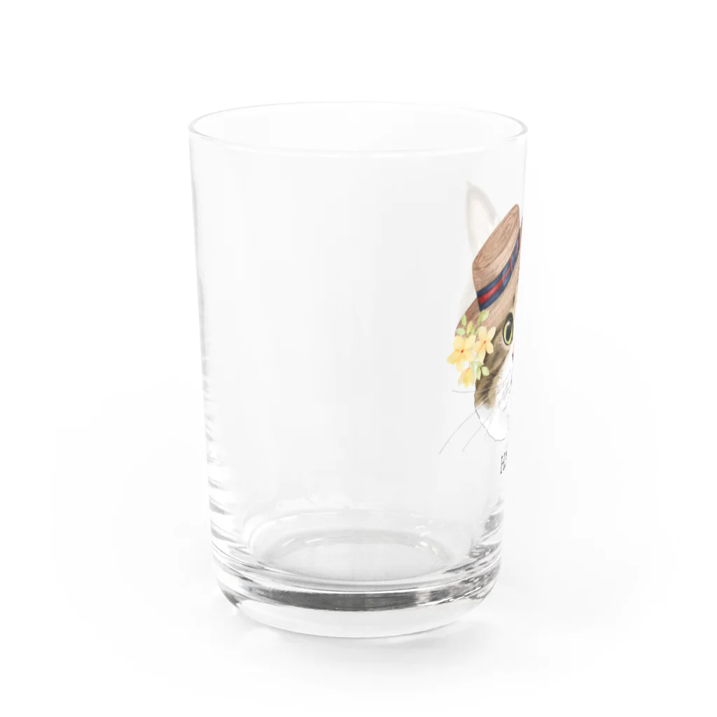 marutoraのhachio猫 Water Glass :left