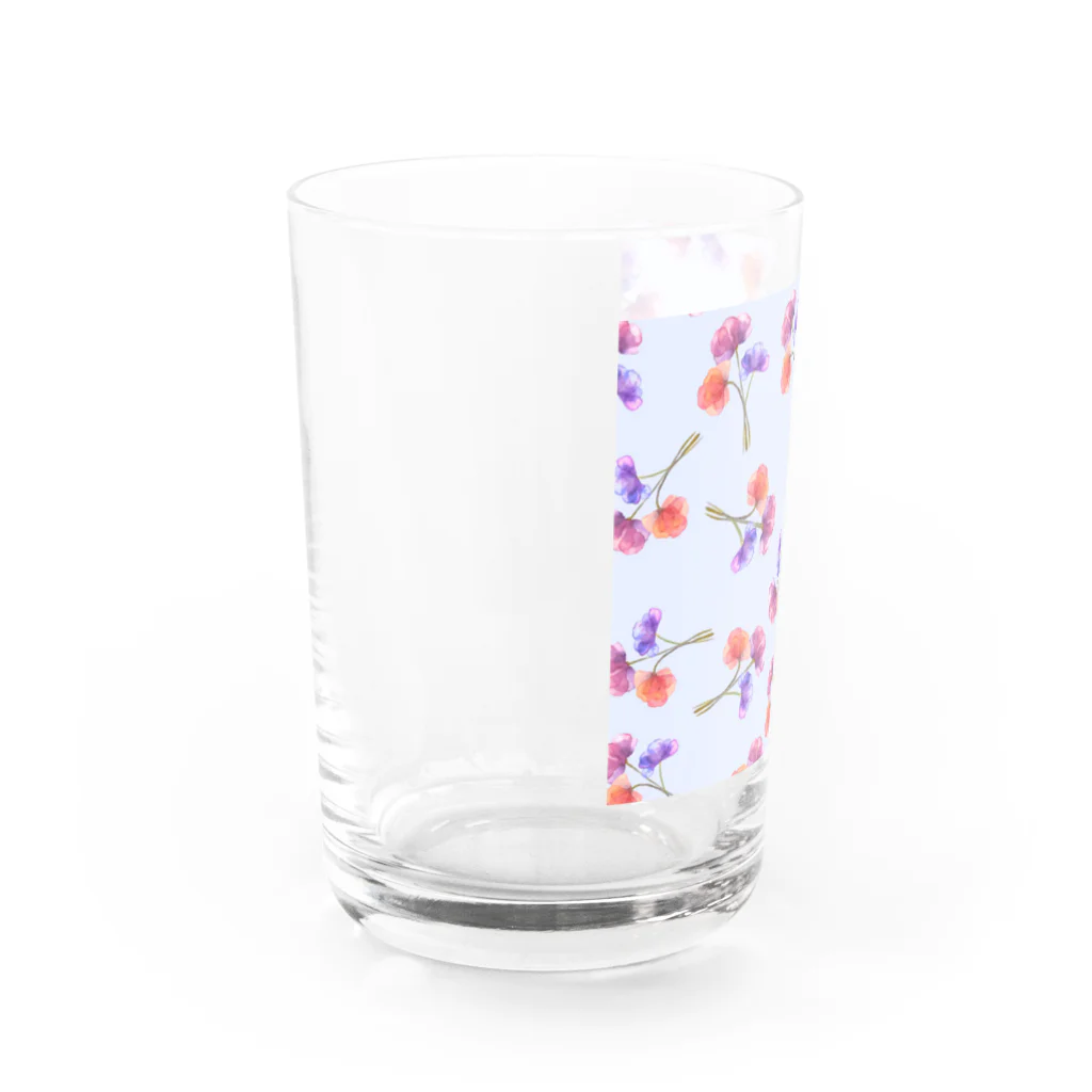 orange_honeyの花柄17-4 Water Glass :left