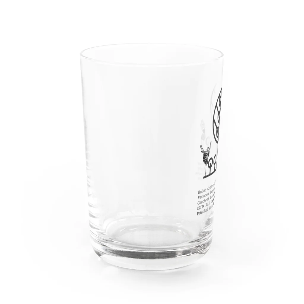 【グッズショップ】倉本幸樹Ballet＆ContemporaryのKB【Gardenグラス】(ユニバーサルデザイン) Water Glass :left