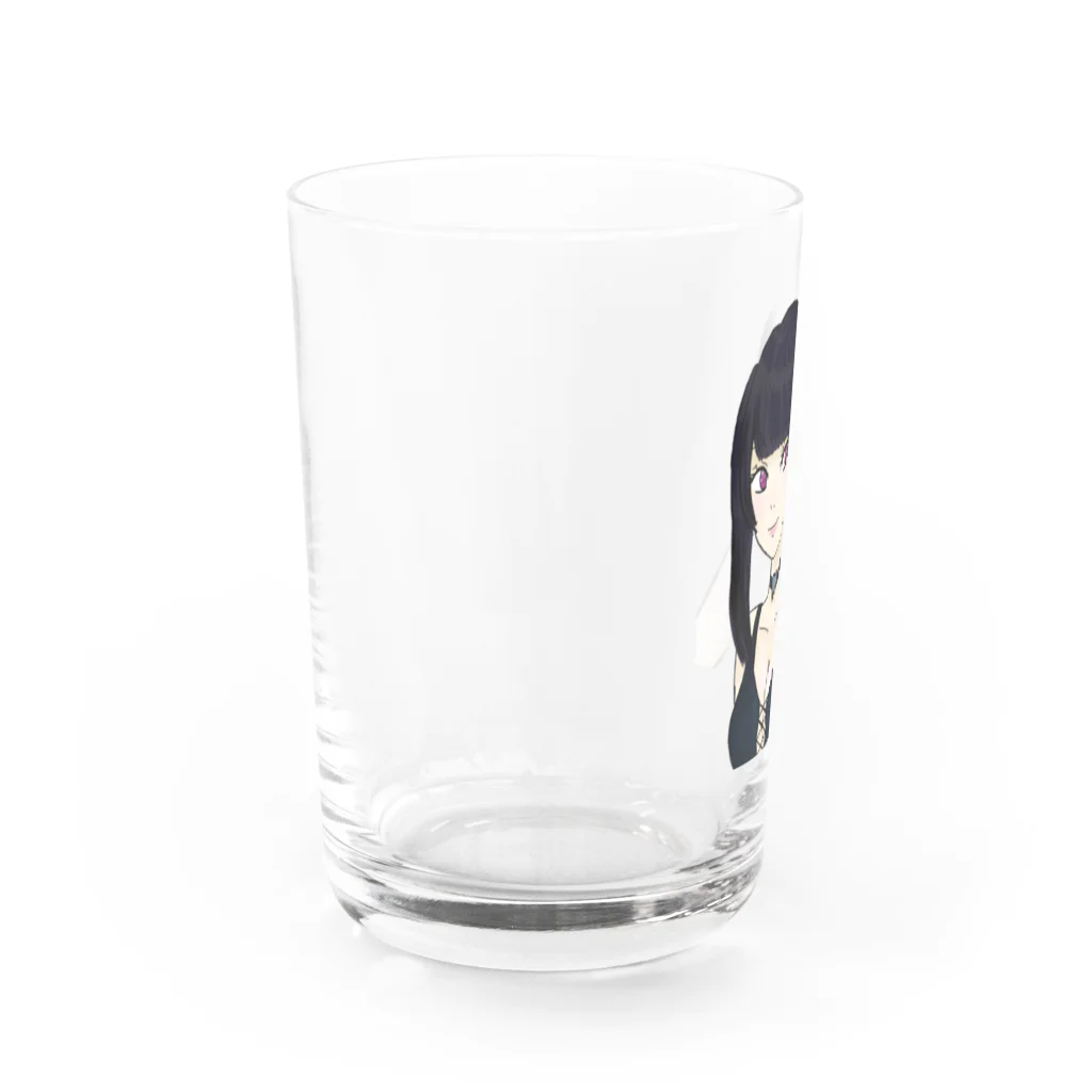 りりのお絵描き屋さんのサキュバスちゃん Water Glass :left