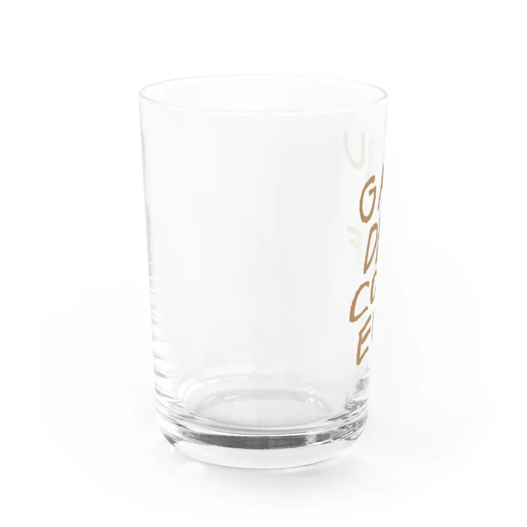 GARUDA COFFEEのGARUDA COFFEEカフェオレロゴシリーズ Water Glass :left