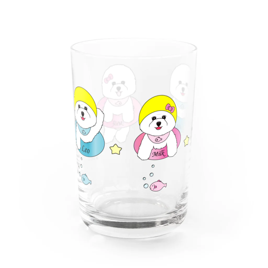 ミルフィーユ(Mirufeuille)のゆったりまったりレオ＆みるく5 Water Glass :left