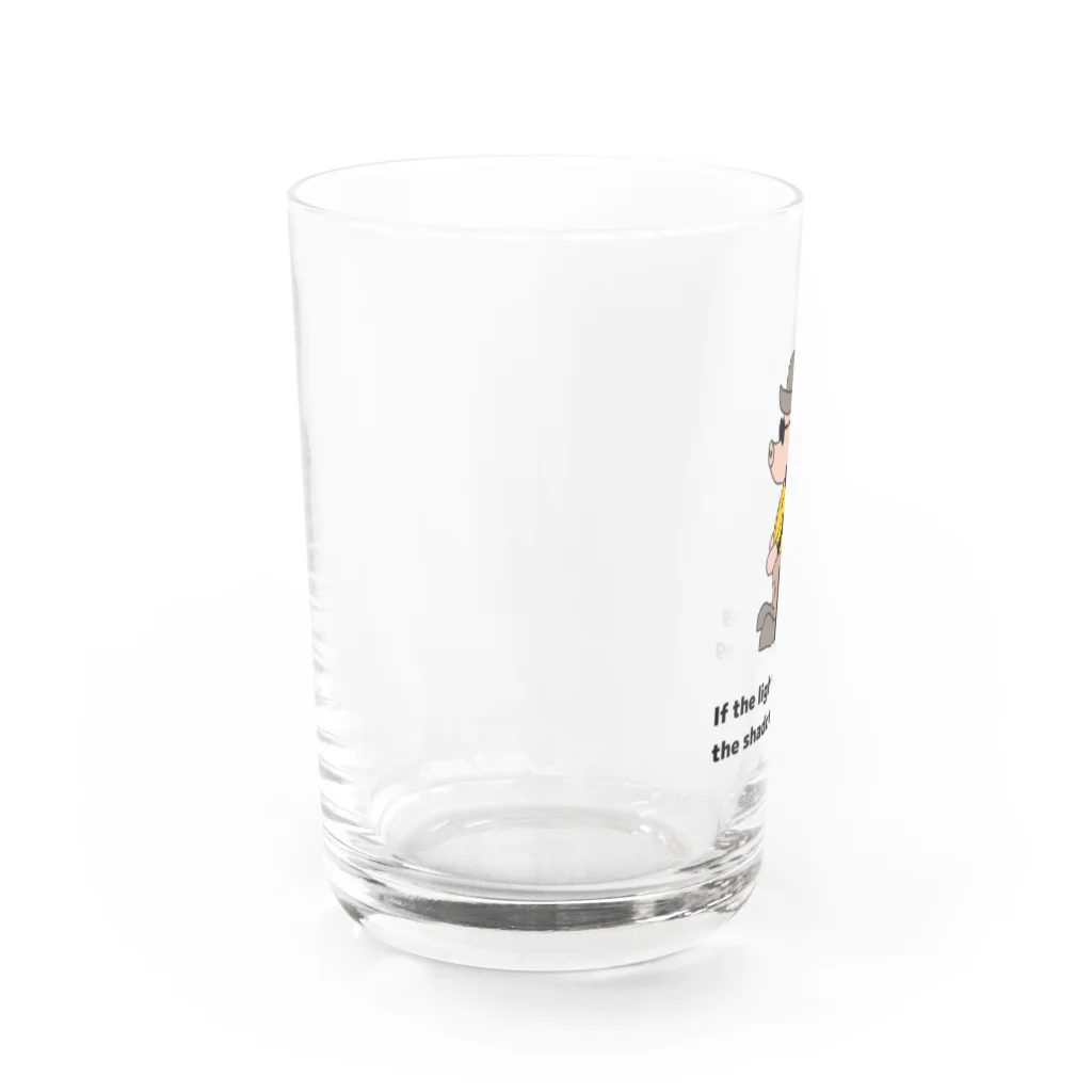 macomaco SUZURISTOREの光が強ければ影も強い Water Glass :left