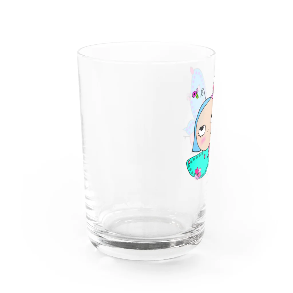 MQNの夜光虫(春蝶ver) Water Glass :left