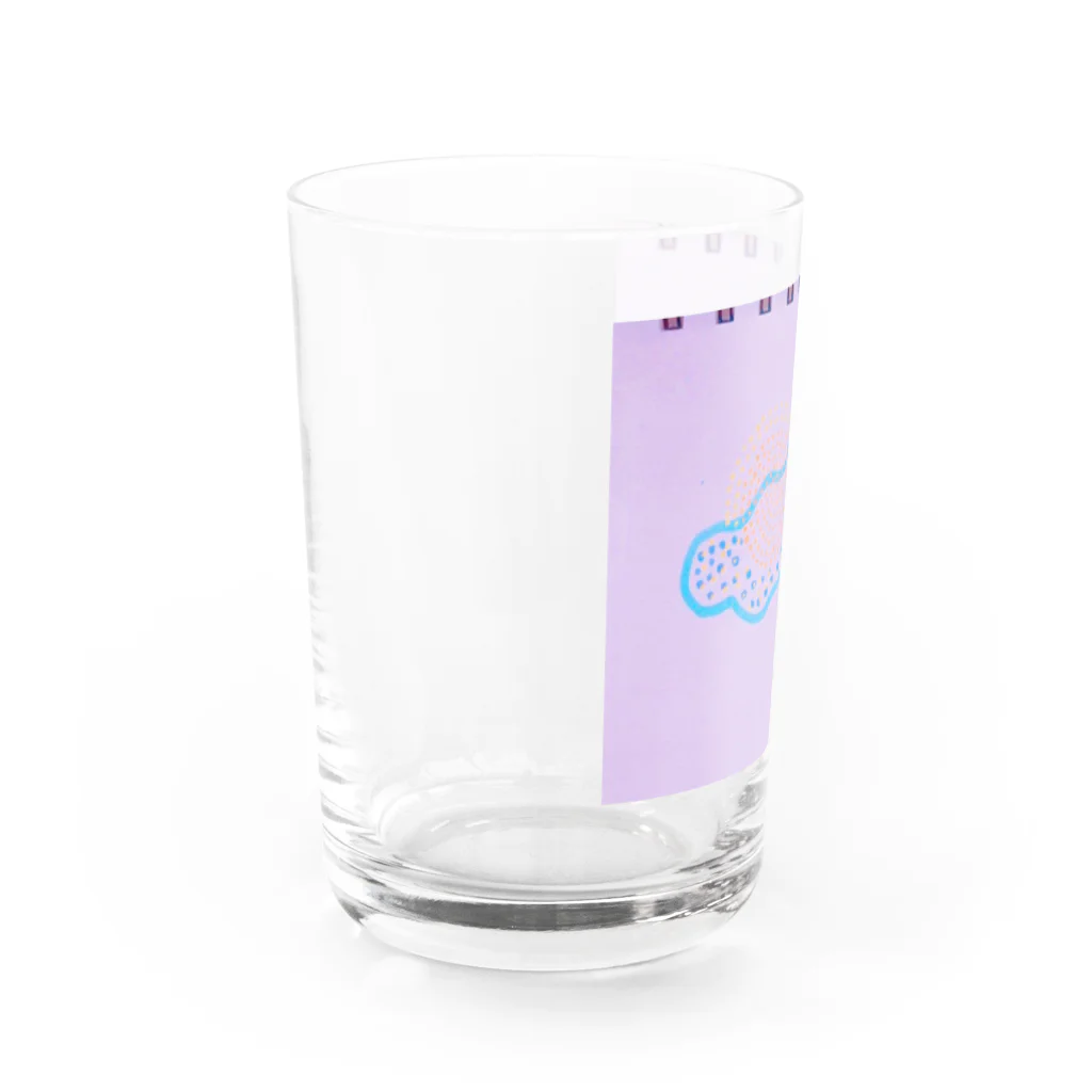 塩バターのおはヨーグルトさん Water Glass :left