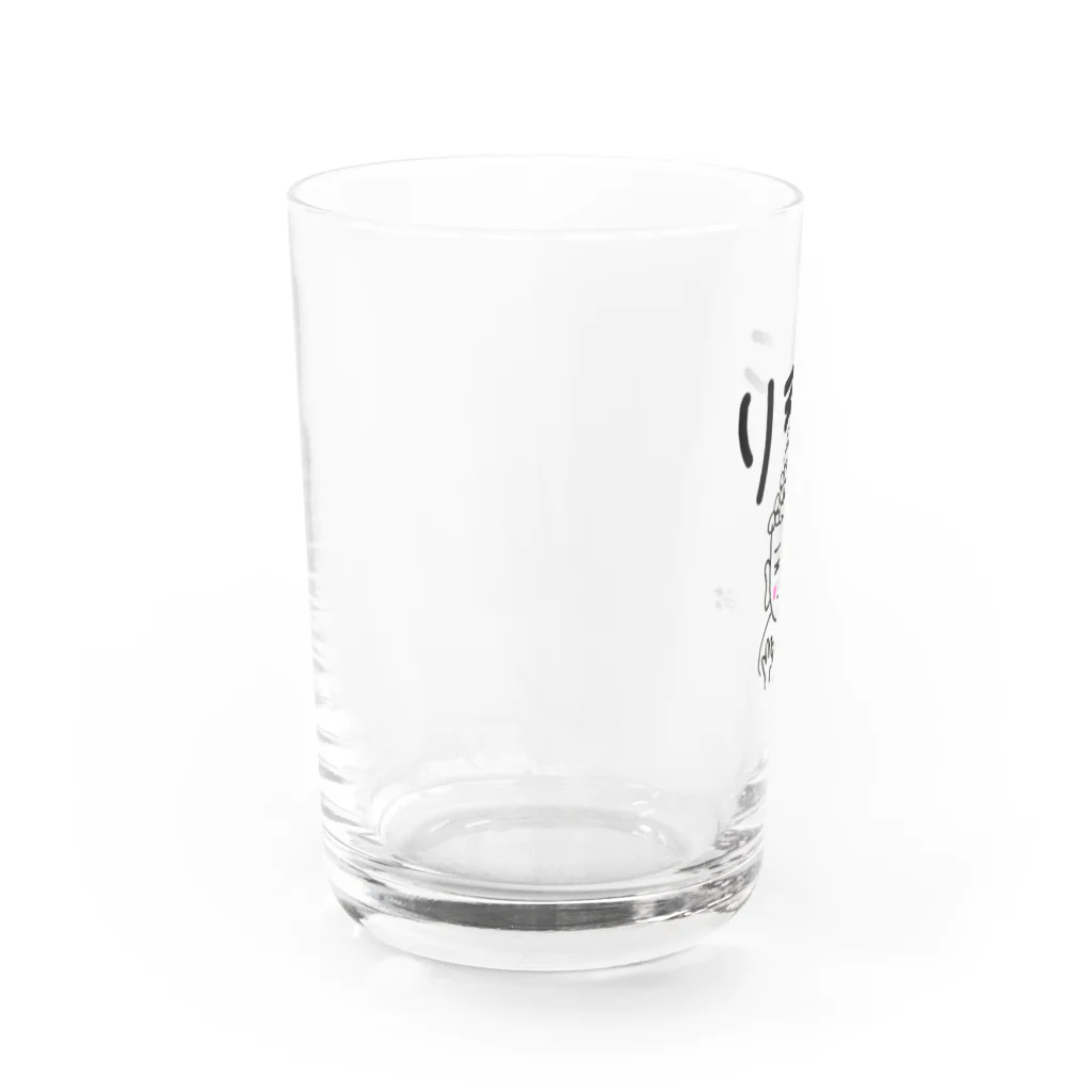 rie-pocochaのだいぶつ。くん Water Glass :left