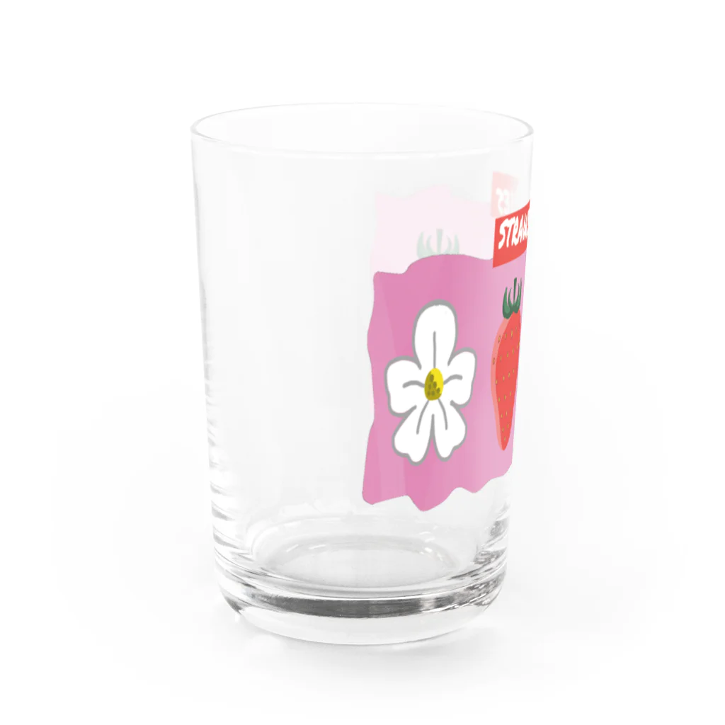 kantarou.shopのイチゴグッズ Water Glass :left