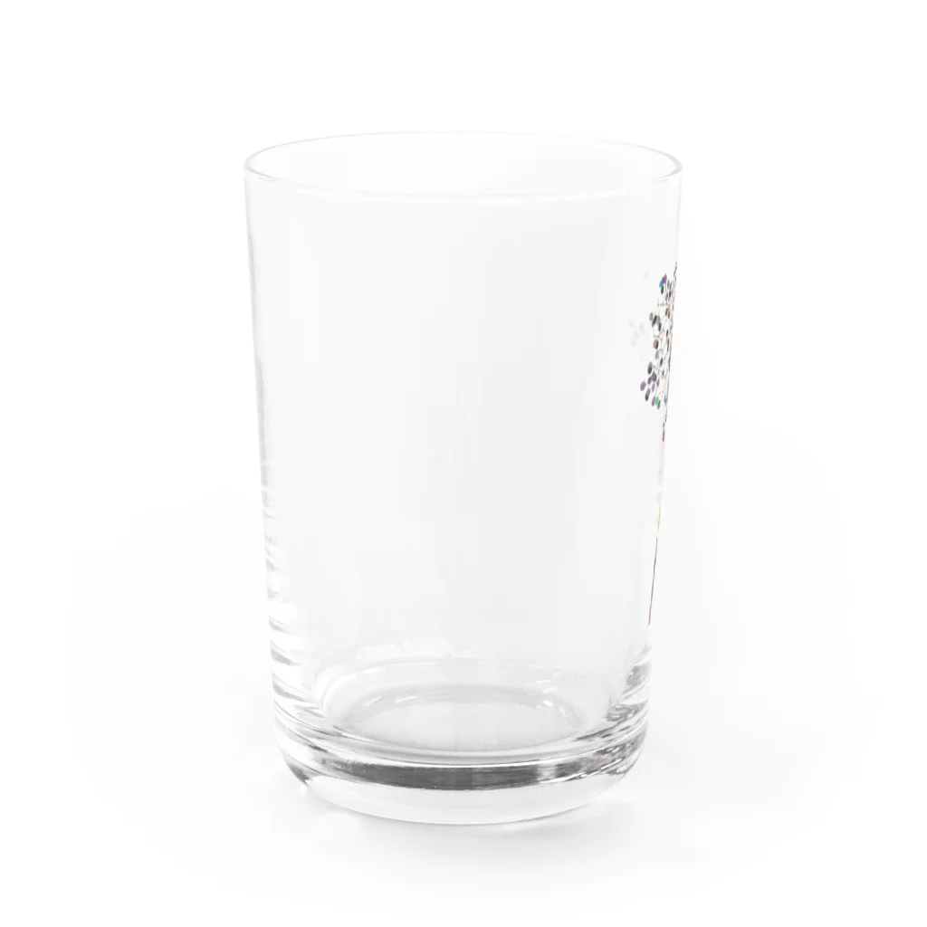 外山康雄　野の花館のこしあぶらは春だけじゃないのよ！ Water Glass :left