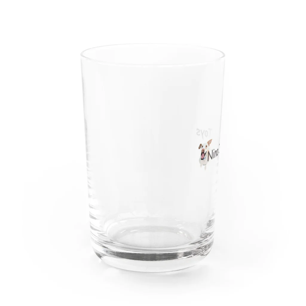 ドッグオーナズカレッジのNina Dog Toys Logoグッツ Water Glass :left