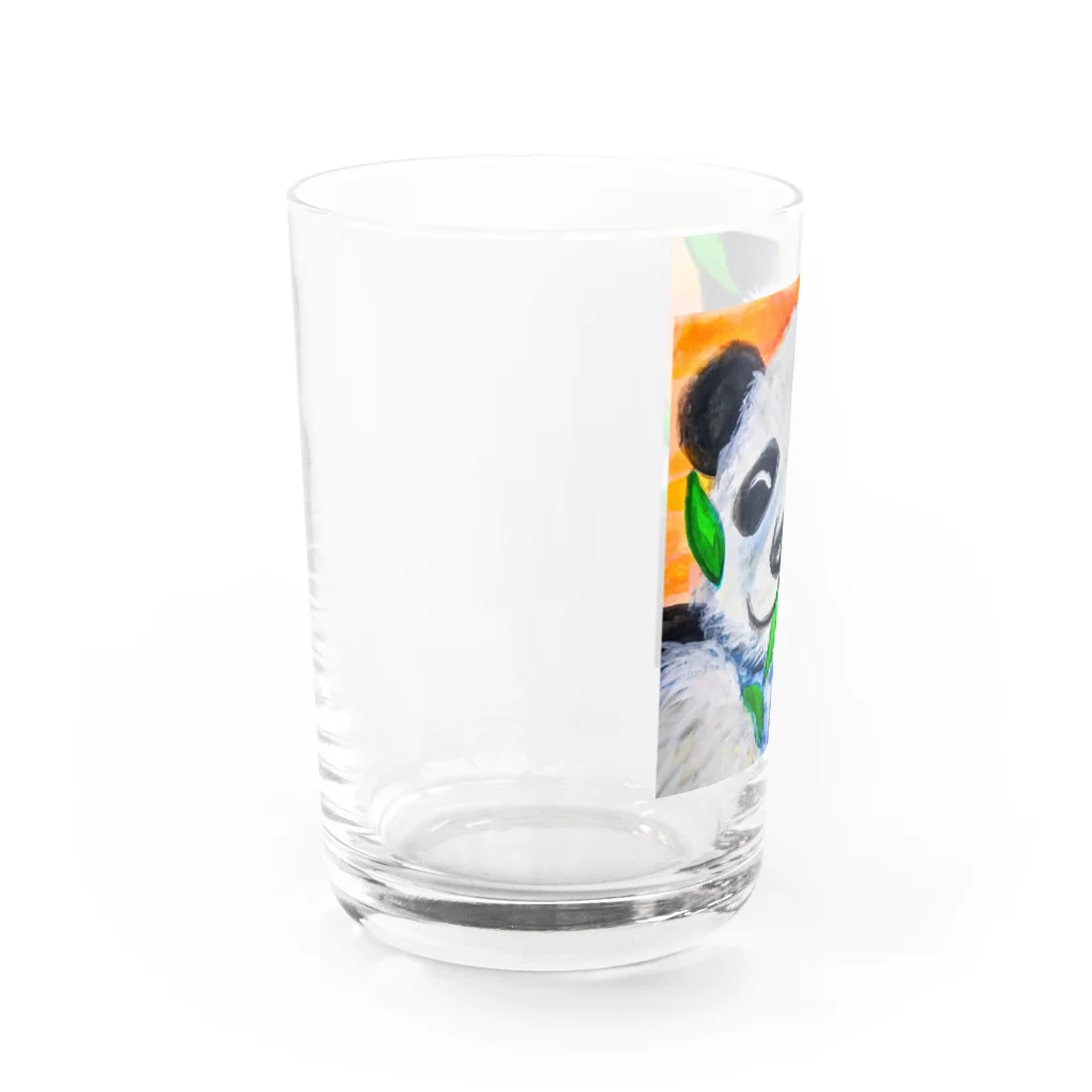 Nanahaのパンダ Water Glass :left