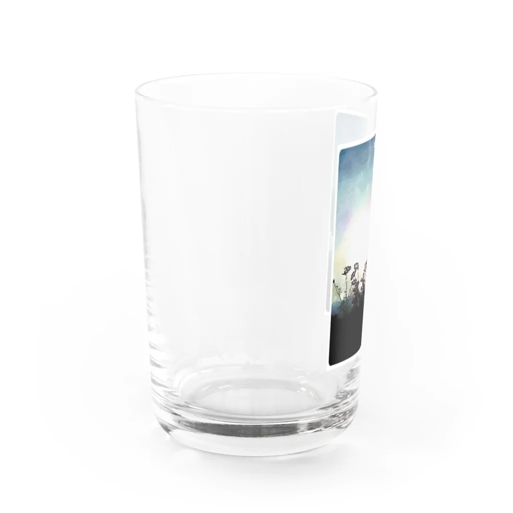 kazeou（風王）の夜明け(アプリ加工) Water Glass :left