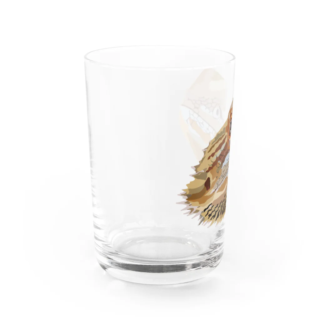 井上アフターバーナーのベータくん Water Glass :left