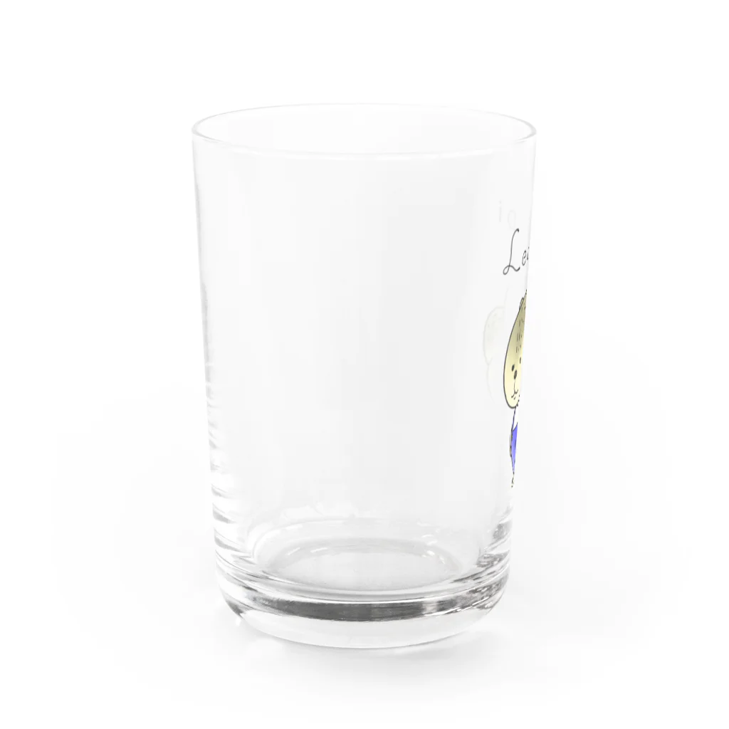 LeafpiのLeafpi's ロゴ Water Glass :left