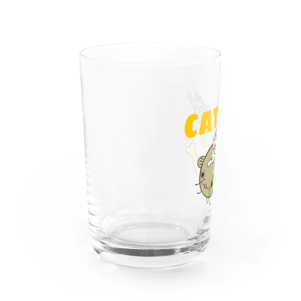 とんことことことんこのCATたち Water Glass :left