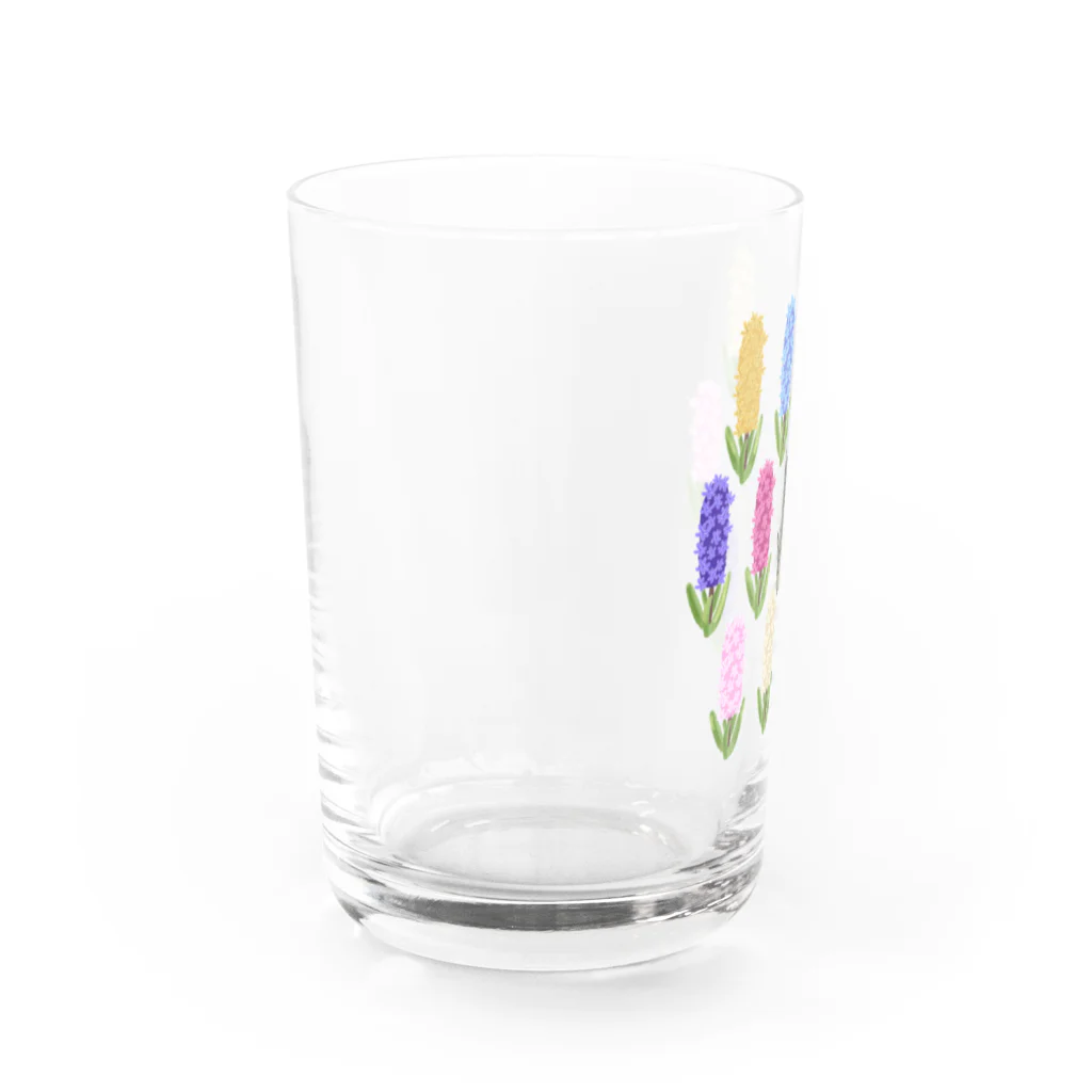 アトリエ猫田：猫田アスカのヒヤシンスに紛れる子 Water Glass :left