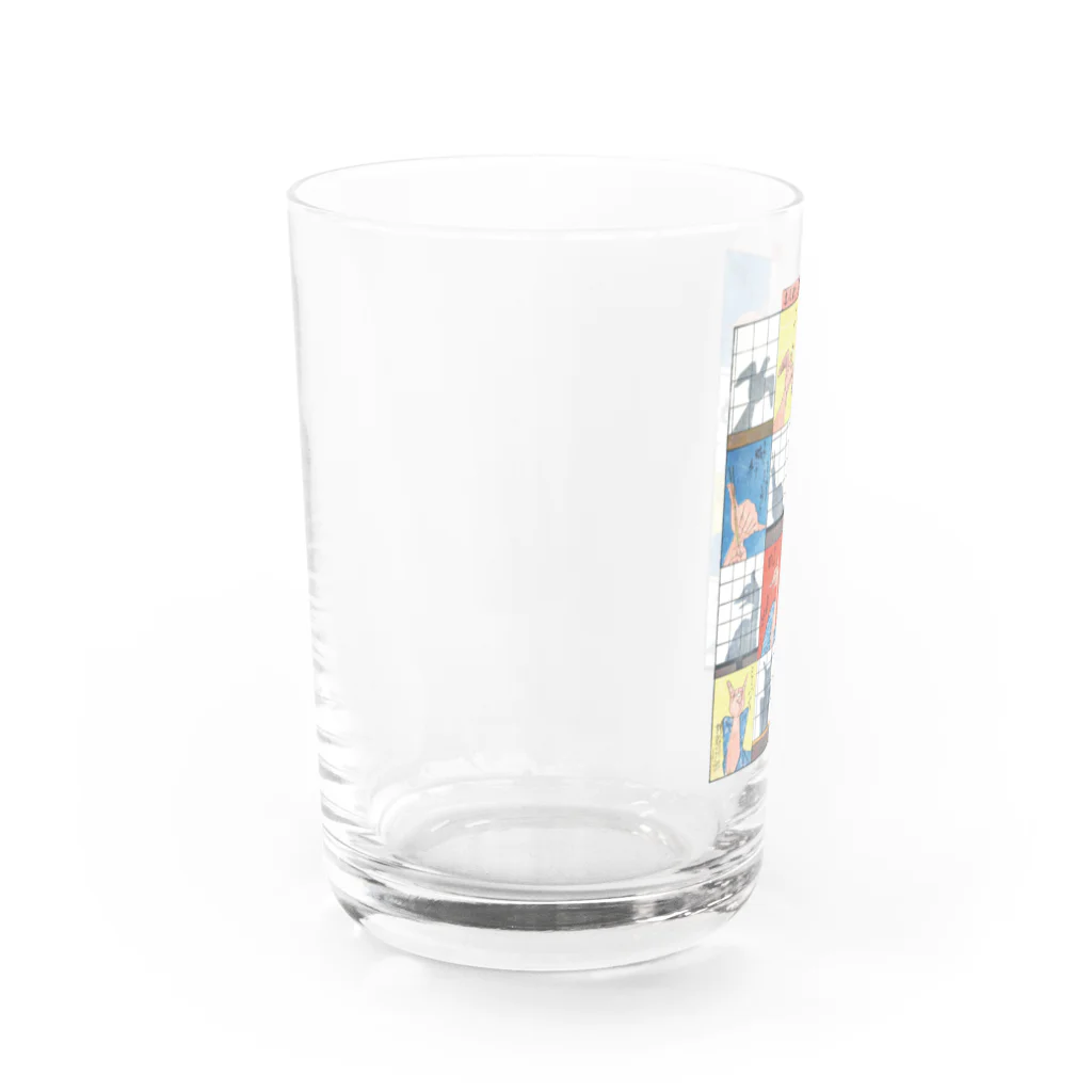 Hungry Freaksの歌川広重「新板かげぼしづくし」 Water Glass :left