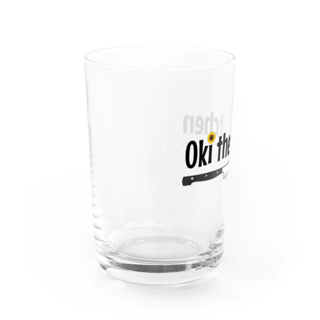 wrap. CollaborationのOki the kitchen Water Glass :left