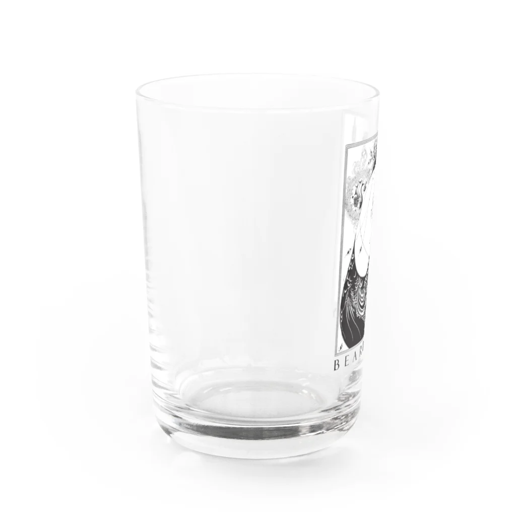 Hungry Freaksのビアズリー「孔雀のスカート」 Water Glass :left