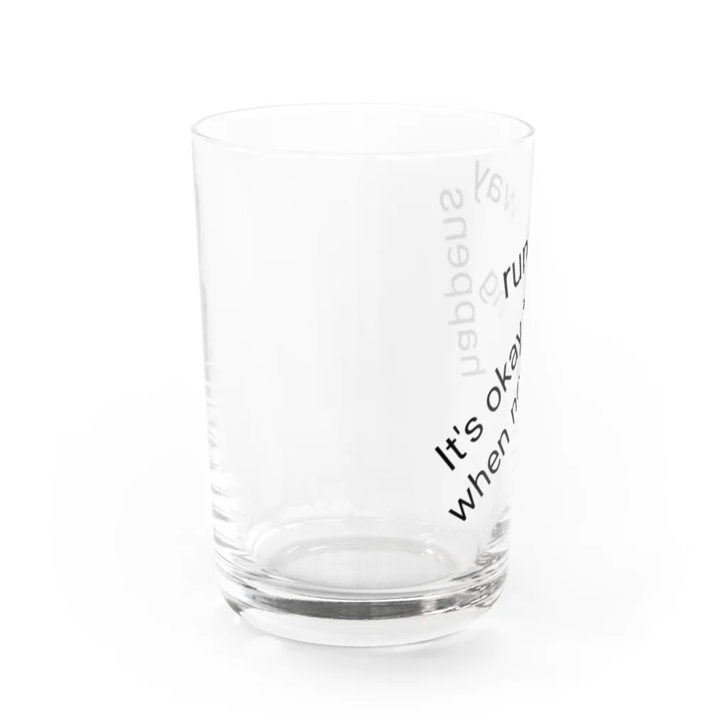 いっぷく処 てんてんのじぶんに、ひとに、やさしく。 Water Glass :left