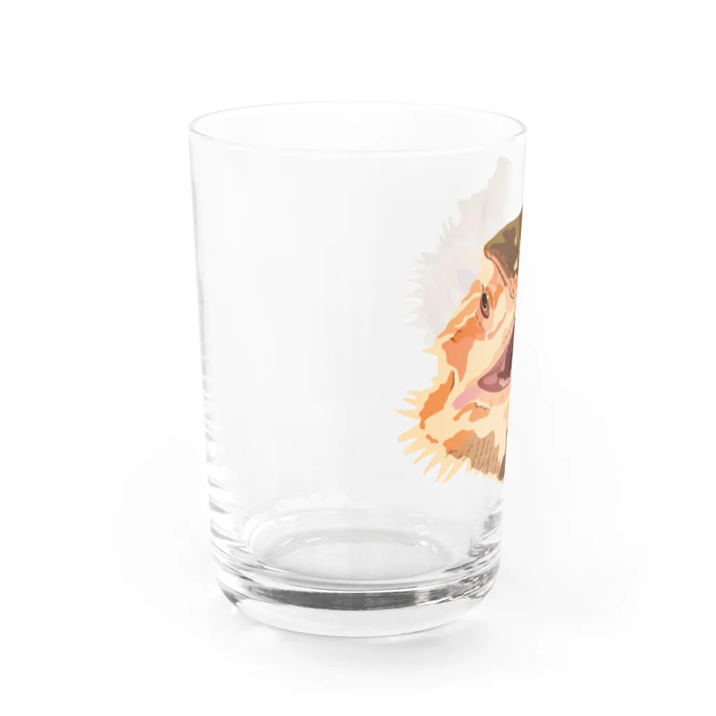 井上アフターバーナーのおそぼろまるちゃん Water Glass :left