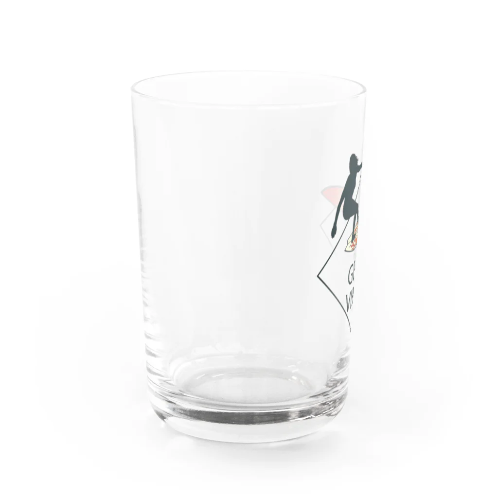 miyakojima_baseの宮古島ベースのオリジナルロゴ Water Glass :left