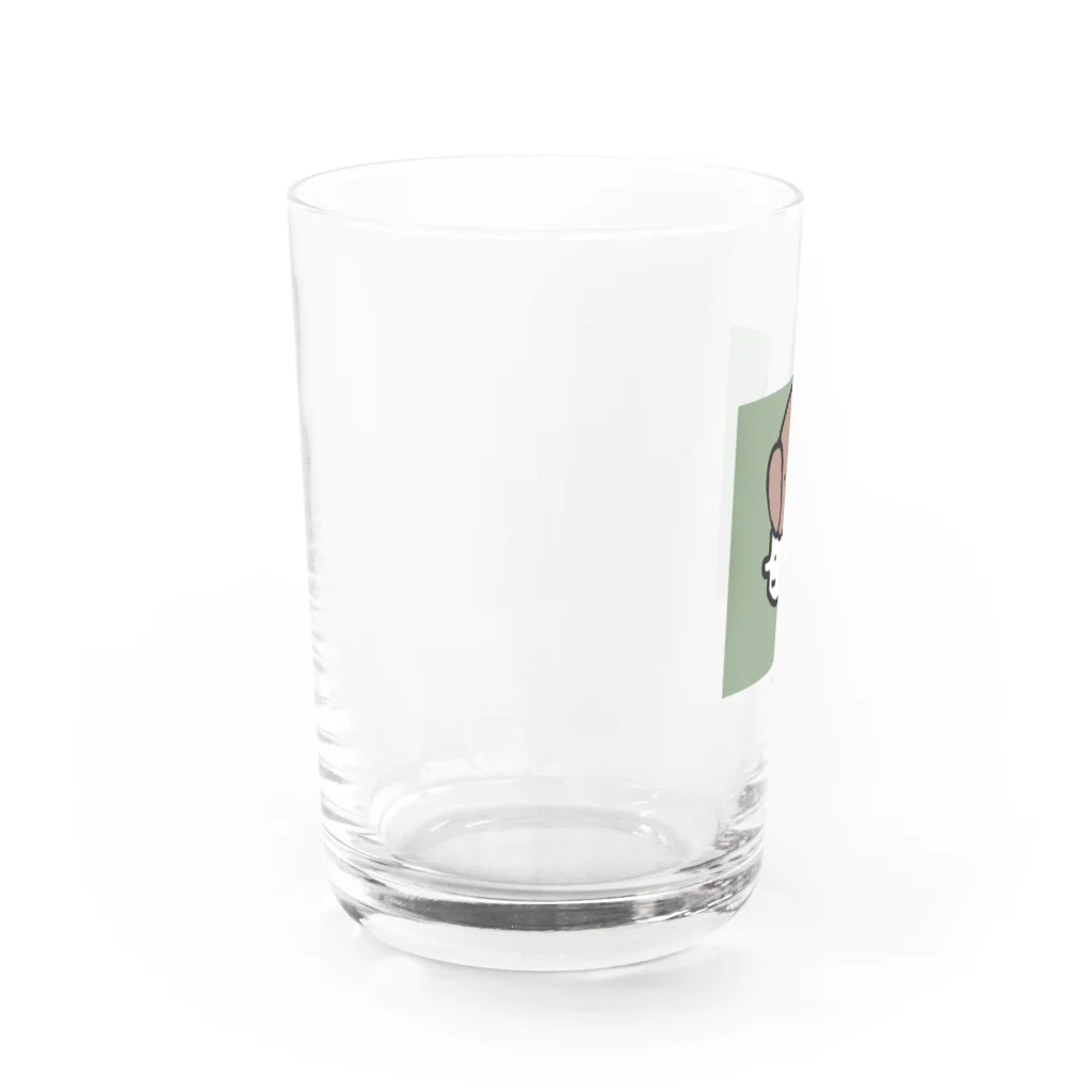 くっつき虫な君のくっつきわんこくん Water Glass :left