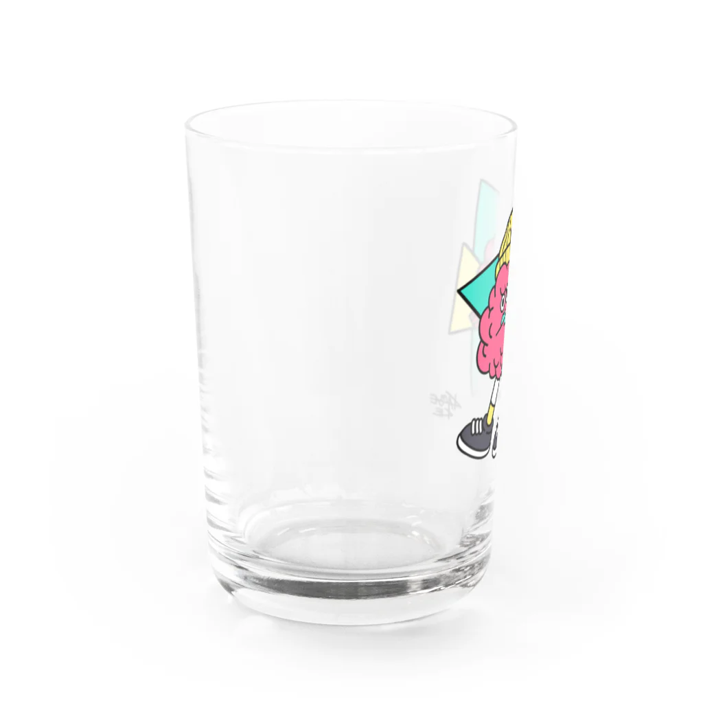 KAMENOCO SHOPのレトロポップ 脳のすけ Water Glass :left