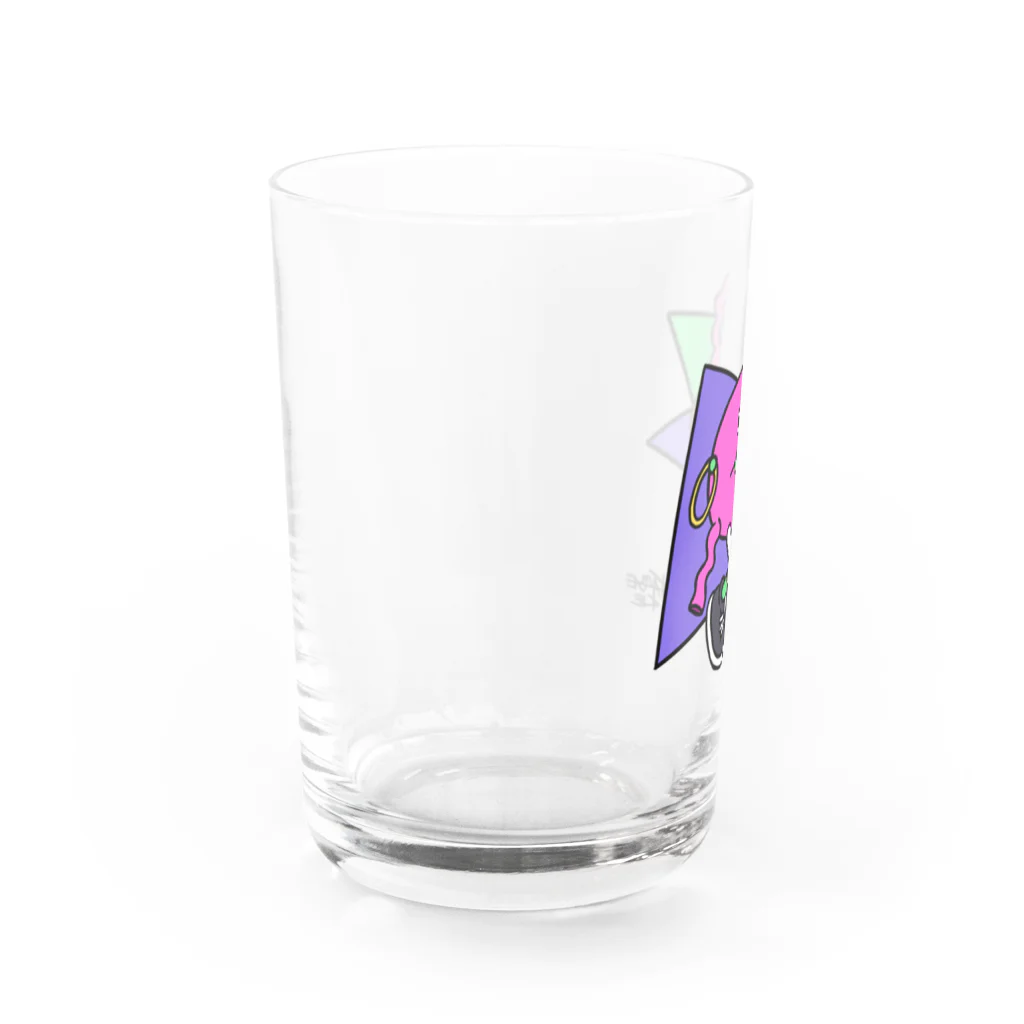 KAMENOCO SHOPのレトロポップ 胃のすけ Water Glass :left