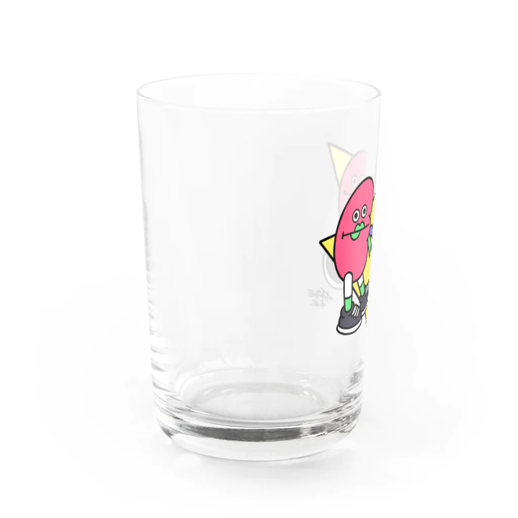 KAMENOCO SHOPのレトロポップ 腎のすけ  Water Glass :left