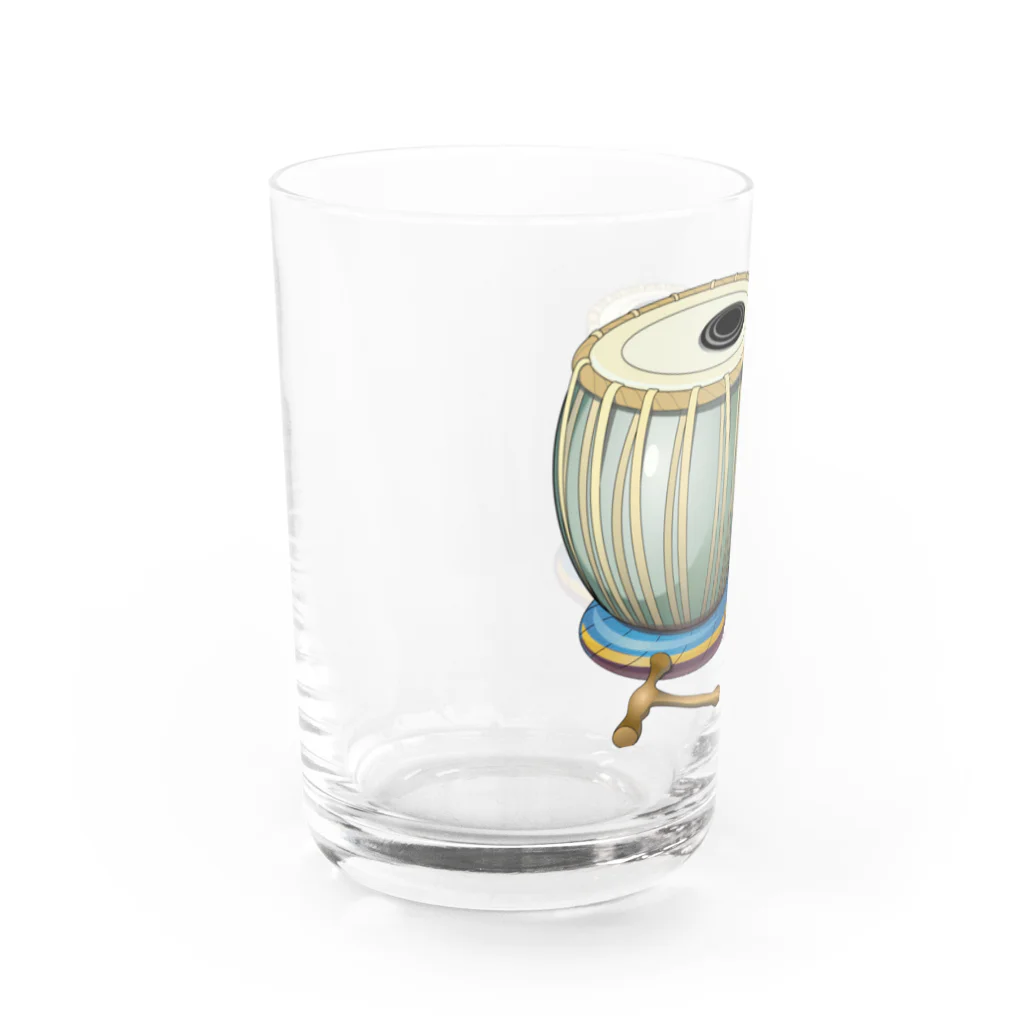 yamame1000ninのタブラとハトリ Water Glass :left