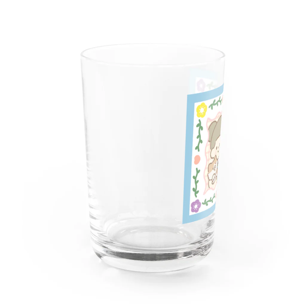 みのむしハウスのなかよしこよし Water Glass :left