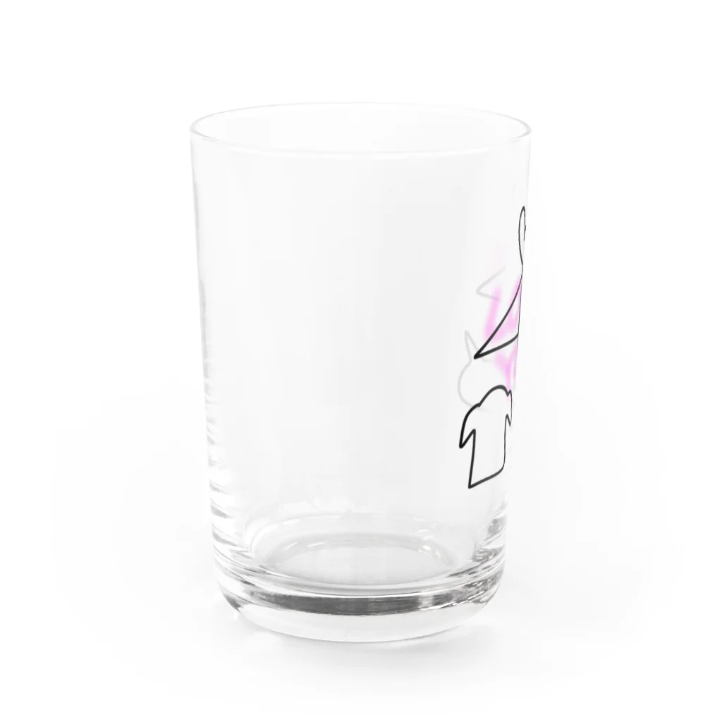 handmade asyouareの相合い傘ラビュー Water Glass :left