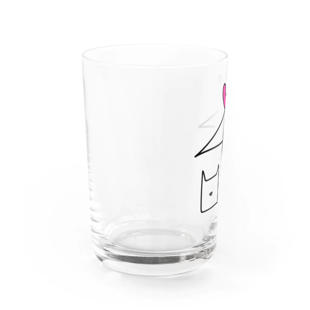 handmade asyouareの空いてますよ Water Glass :left