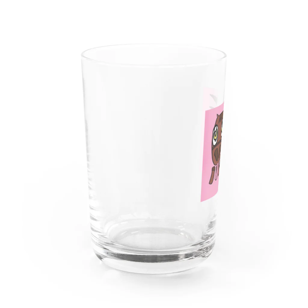 たもんの店のオノマトペ午くん Water Glass :left