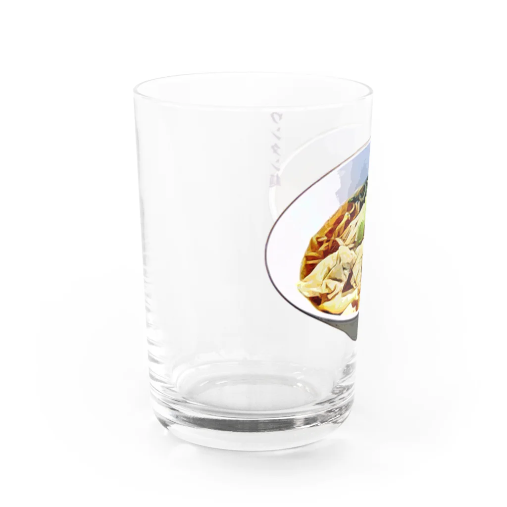 脂身通信Ｚのワンタン麺_230429 Water Glass :left