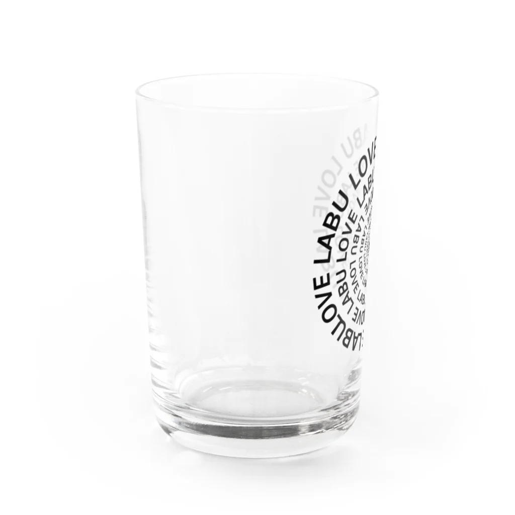 LOVELABUのぐるぐるLOVELABU Water Glass :left